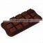 Four triangle silicone chocolate mold cube ice tray