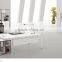French white color office furniture executive desk and chair with return table(FOH-N1818-2)