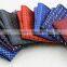 Custom Wholesale 100% Polyester 100% Silk Head Kerchief pocket squares for men