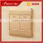BIHU brand wholesale golden 1 gang touch light switch plates european standard