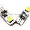 Canbus Error Free T10 194 168 W5W 5050 LED 6 SMD White Side Wedge Light Bulb