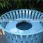 32 gallon metal trash can street trash can outdoor trash can