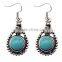 New Arrival Charming Water Drop Turquoise Drop Earrings Fashion Jewelry
