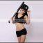 Design antique polyester spandex yoga capris pants