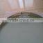 Circular Toughened glass round edges polished