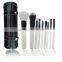 Hot Sell 9pcs Makeup Brush Kit With PU Case Soft Synethtic Hair And Wooden Handle