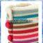 Sara stripe knit button italian winter shoes boots