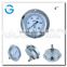 High quality all stainless steel back connection 250 MPa pressure gauge with flange