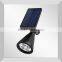 Super Bright Solar Powered Outdoor Light, LED Outdoor Solar Light with super bright, LED Flexible wall Solar Light