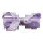 high sale well design purple garment ribbon bowknot