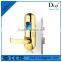 Elegant design handle fingerprint door lock with single latch