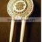 Antique Gold Golf Divot tool, golf divot parts