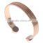 Fashion Cooper Magnetic Bracelets Bangles Magnetic Energy Power Bangle Health Power Therapy Magnet Bangle Hygiene Jewelry
