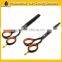 5.5" black color Professional Barber cutting scissors set for hairdressing salons,straight cutting scissors & thinning shears