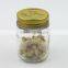 150ml Embossed Mini Glass Jam Jar with Tinplate Lid