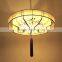 New Chinese style classical droplight cloth round the study bedroom teahouse hotel lighting restaurant hand-painted Lighting