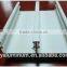 White powder coated windows aluminium extrusion profiles