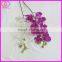 9 heads purple artificial latex phalaenopsis orchids