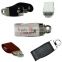 mini leather usb flash, white/black/brown leather usb keychain, promotional usb flash drive leather