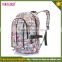 Nylon adult school book bag personalised hidden compartment backpack