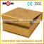 Golden paper folding box with magnet