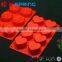 Heart Shape 3D Muffin Sweet Candy Jelly Fondant Soap Mould Cake Mold