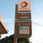 outdoor double side advertising steel led pylon sign