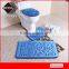 Anti slip home luxury comfortable super shaggy commercial 3d bathroom carpet