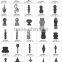 wrought iron fence components forged spears