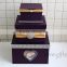 Elegant purple handmade wedding cards box in handmade