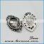 DIY Kits- 25mm Round Trays, Glass, and chains. Photo Pendant Trays Cabochon kits. Vinatge-Antique Bezel Settings