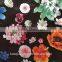 beautiful floral organza burnout fabric for curtain women dress