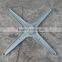ZT-8005B rust protection polished aluminum table base