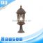 Hot stone garden lamp outdoor light pillar main gate pillar light with bronze