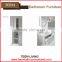 hot sales new design soild wood italian style sanitary pvc wrapped door vanity