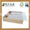 Eco-friendly natural handmade unfinished customized grids wooden tea gift storage box wholesale