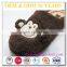 Novelty cute plush cartoon animal monkey slippers