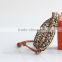 6mm natural stone multi layer brown leather bracelet, layered leather bracelet, punk leather bracelet