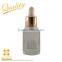 Taiwan exporter hair care Aloe Vera oil purple plastic dropper bottle