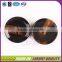 4 holes brown customized logo engraved sewing resinic buttons