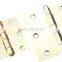 SQUARE HINGE WITH BRASS PLATED