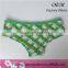 Wholesale satin panties star check pattern bamboo fiber underwear nylon silk panty