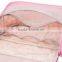 China mesh makeup bag double open