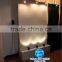 white color Acrylic water fountain for indoor decoration,indoor waterfall
