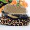 leopard print non-skip hot sale dress baby shoes for girl