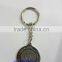 Ornament design zinc alloy key chain with metal hook