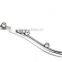 Metal chrome waterfall display hook for slatwall system from ironware product factory