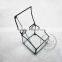 8*8*8cm geometric cube jewelry box air plant planter glass terrarium flower arrangement indoor gradening 0100040