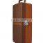 High Quality handmade single bottle leather wine boxes leather single wine gift box