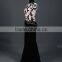 RSE670 Boat Neckline Champagne And Black Two Piece Mother Of The Bride Lace Dresses
